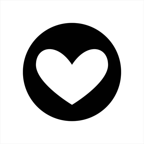 Vecteur icône coeur — Image vectorielle