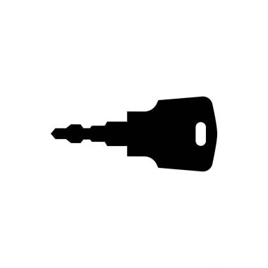 Siyah anahtar siluet