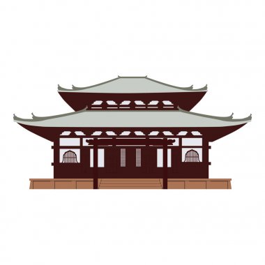 Japonya Tapınağı vektör