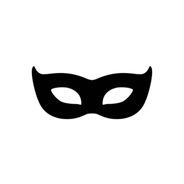 Maske siluet vektör