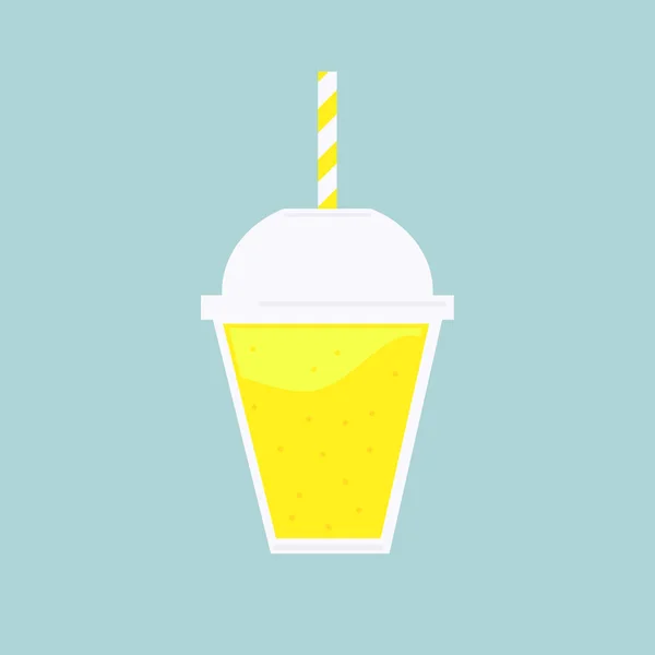 Bebida de cóctel Smoothie — Vector de stock