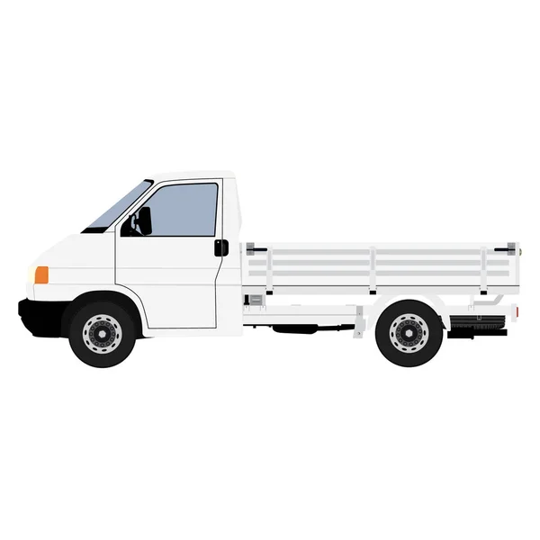 Camion bianco pick-up — Foto Stock