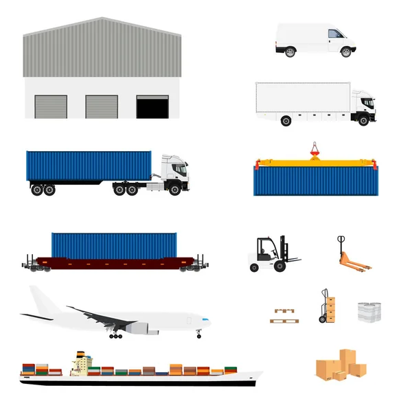 Logistique du transport de marchandises — Photo