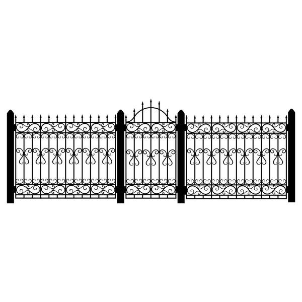 Fence gate raster — Stock Photo, Image