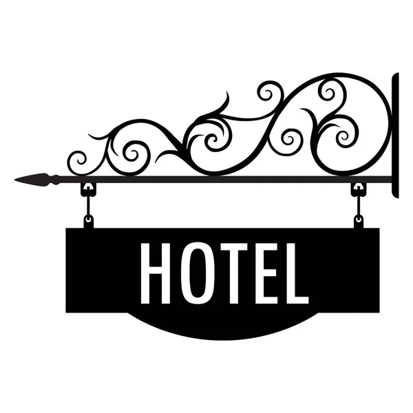 Hotel teken raster — Stockfoto