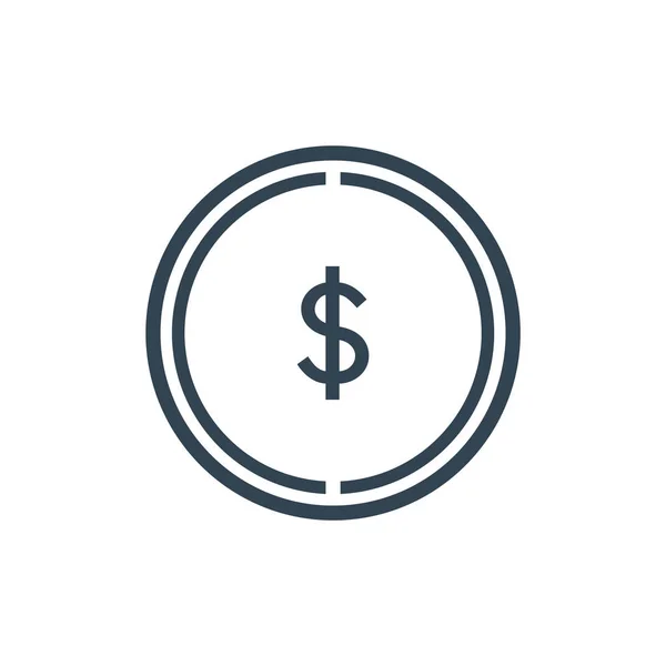 Dollar pictogram raster — Stockfoto