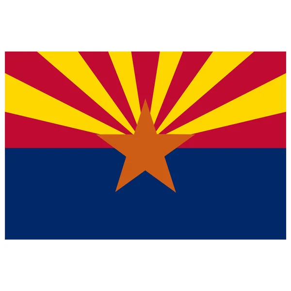 Arizona vlag raster — Stockfoto