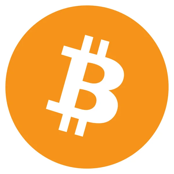 Bitcoin crypto currency — Stock Vector