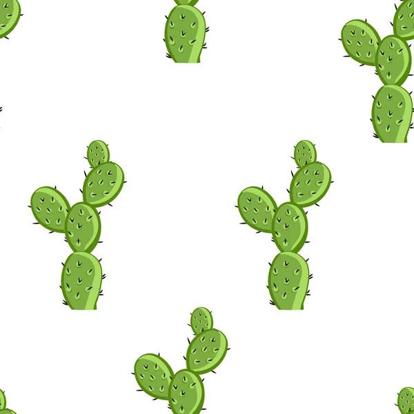 Vzor bezešvé kaktus — Stock fotografie