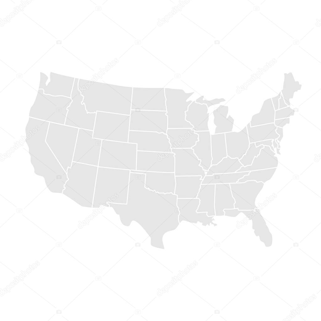 USA map raster