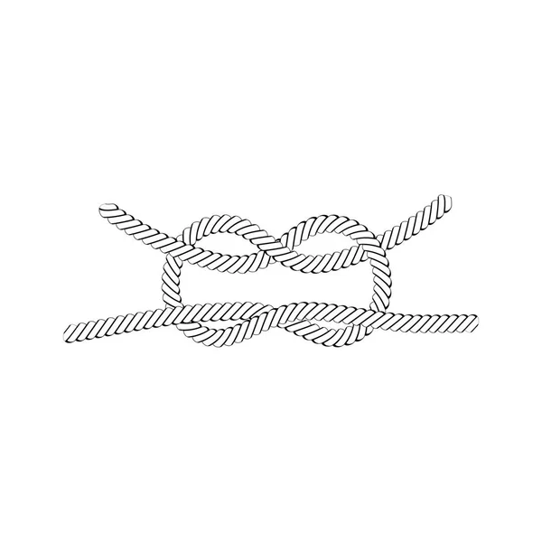 Ναυτικά σχοινί knots — Φωτογραφία Αρχείου