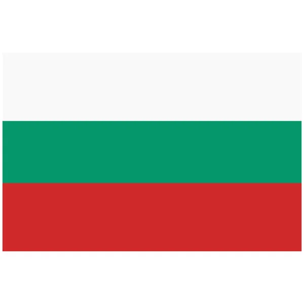 Raster vlajky Bulharsko — Stock fotografie