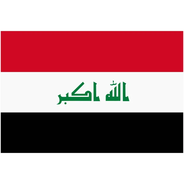 Iraq bandiera nazionale — Foto Stock