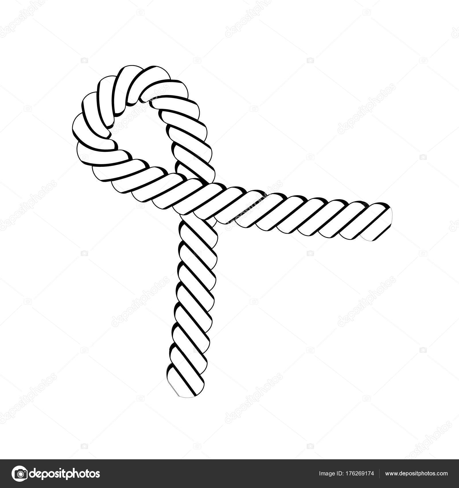 Nautical Rope Knots Stock Vector C Viktorijareut 176269174