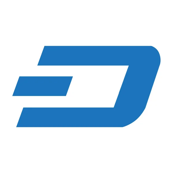 Dash krypto valuta — Stock vektor