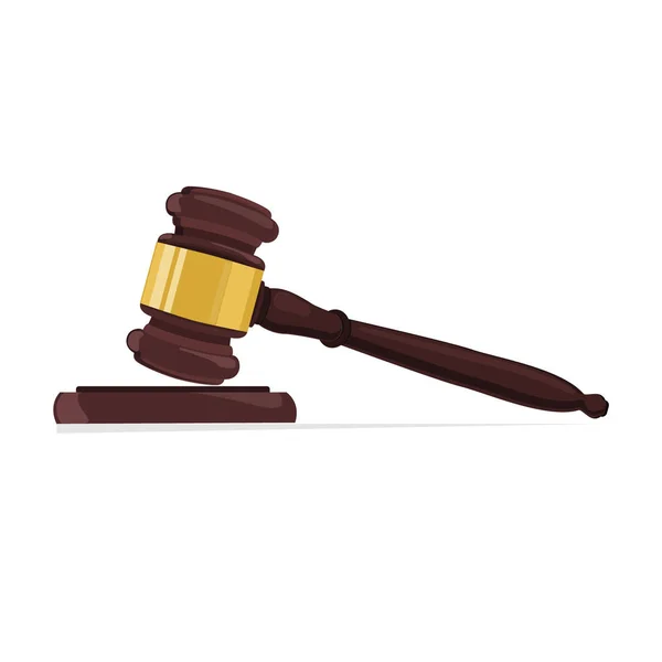 Judge gavel vector — Stock Vector