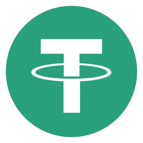 Tether crypto monnaie — Image vectorielle