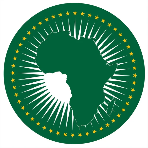 Bandeira da União Africana —  Vetores de Stock