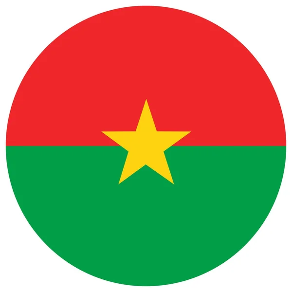 Bandiera del Burkina Faso — Vettoriale Stock