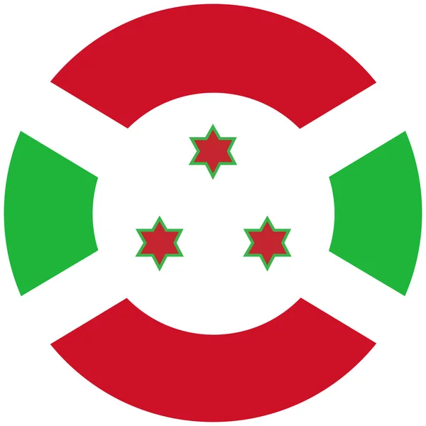 Vetor de bandeira do Burundi —  Vetores de Stock