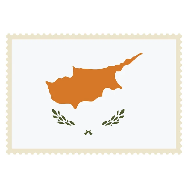 Κυπριακή σημαία του φορέα — Διανυσματικό Αρχείο