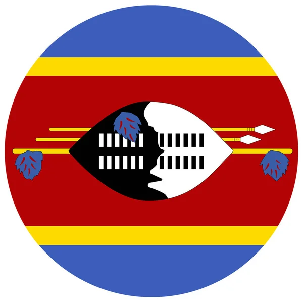 Swazilandia bandera vector — Archivo Imágenes Vectoriales