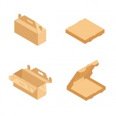 Kahverengi Pizza kutusu