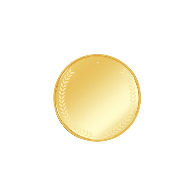 Golden badge symbol — Stockfoto