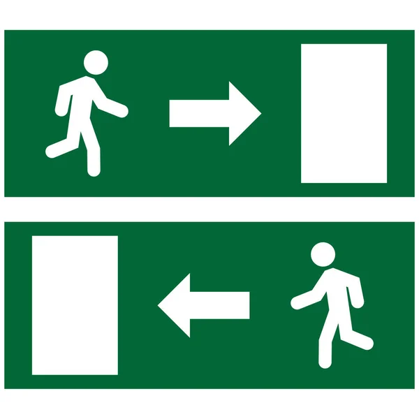 Exit sign raster — Stock Photo, Image