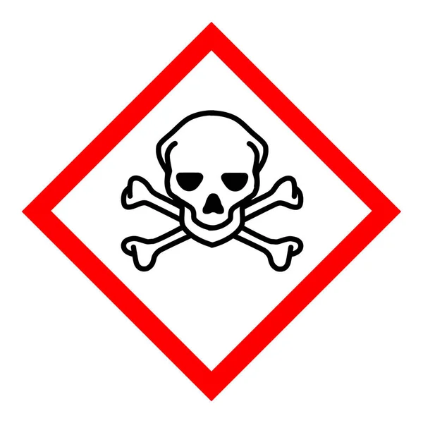 Signo de toxicidad aguda — Foto de Stock