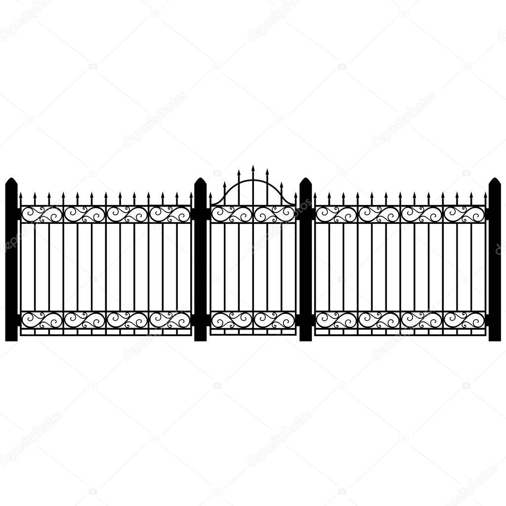 Fence gate raster