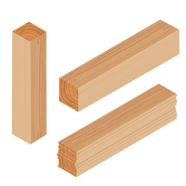 Lumber lichtbundel plank — Stockfoto