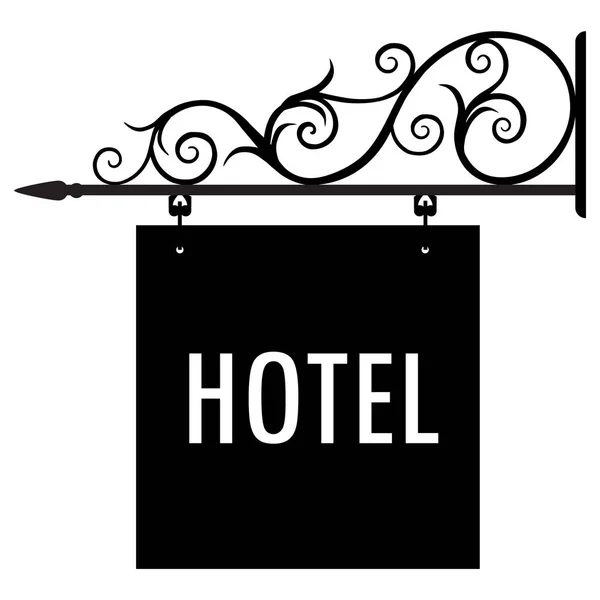 Hotel sign raster — Stock Photo, Image