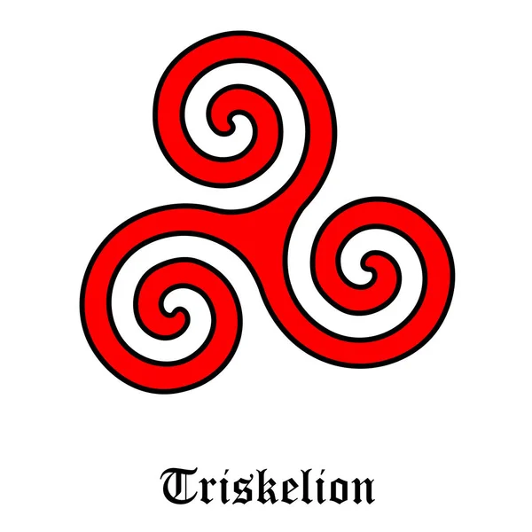 Triskeleon symbol raster — Stock Photo, Image