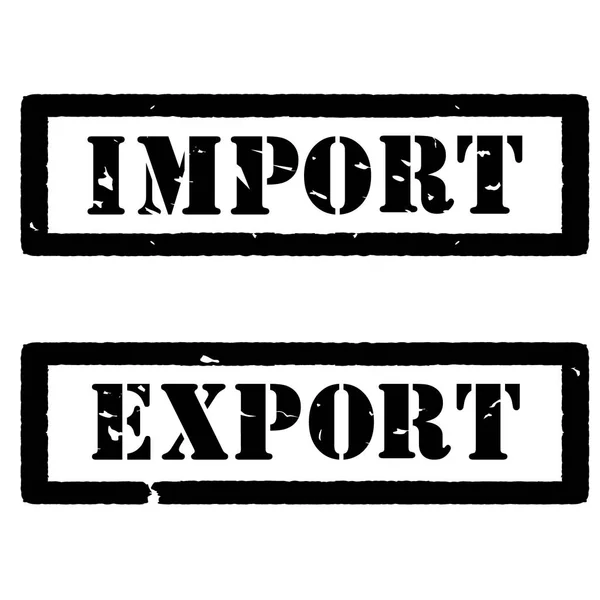 Import and export — Stock Photo, Image