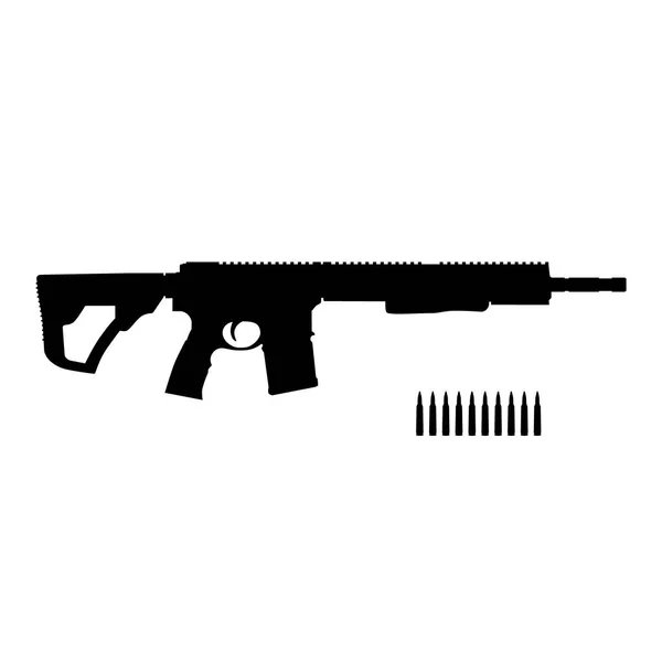 Assault rifle raster — Stockfoto