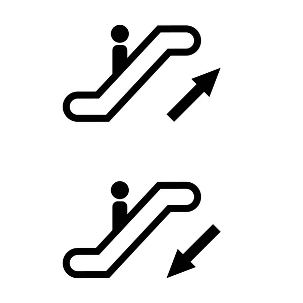 Ícone raster escada rolante — Fotografia de Stock