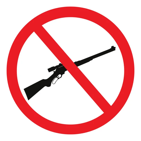 Kein Jagdschild — Stockfoto