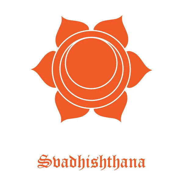 Svadhishthana chakra sacrale — Foto Stock