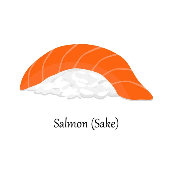 Lachssake-Sushi — Stockfoto