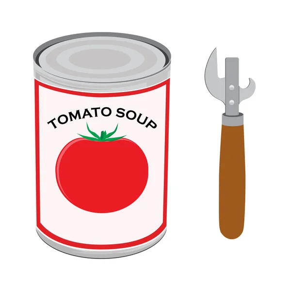 Tomato soup can — Stock Photo, Image