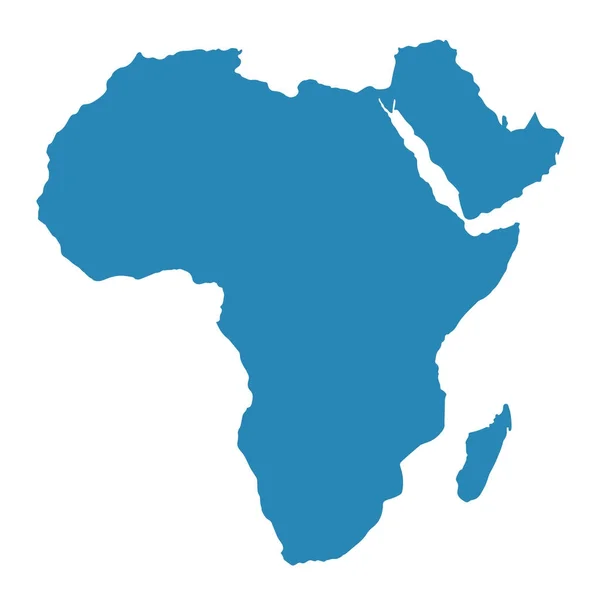 Afrika karta raster — Stockfoto