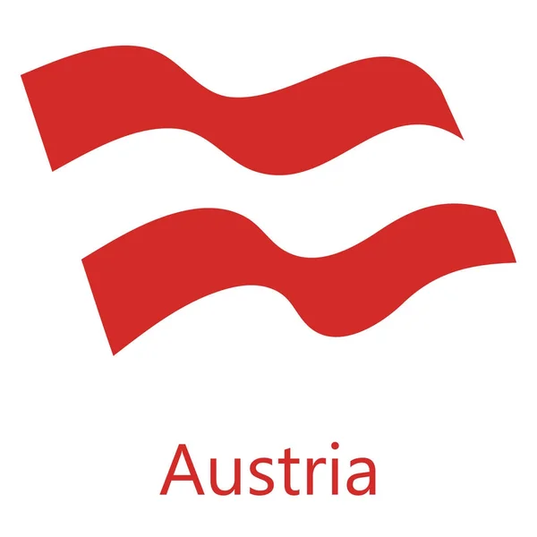 Растровий прапор Австрії — стокове фото