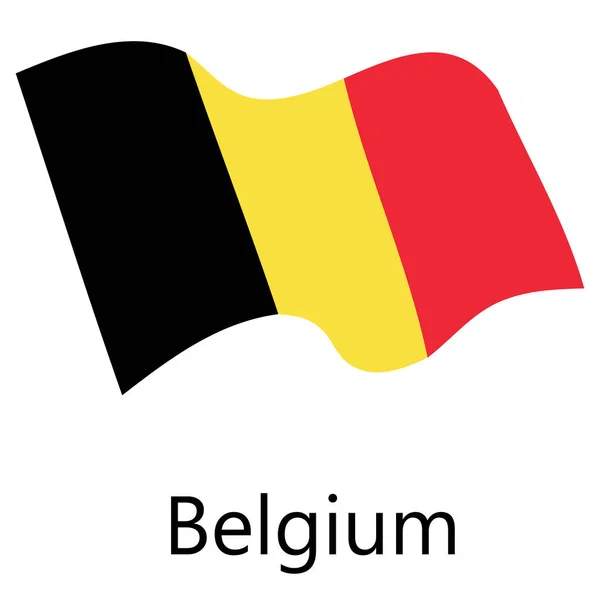 Belgio bandiera raster — Foto Stock