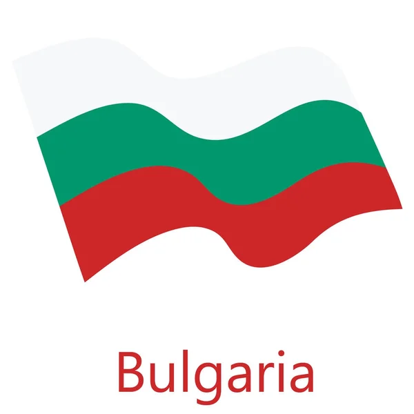 Raster vlajky Bulharsko — Stock fotografie