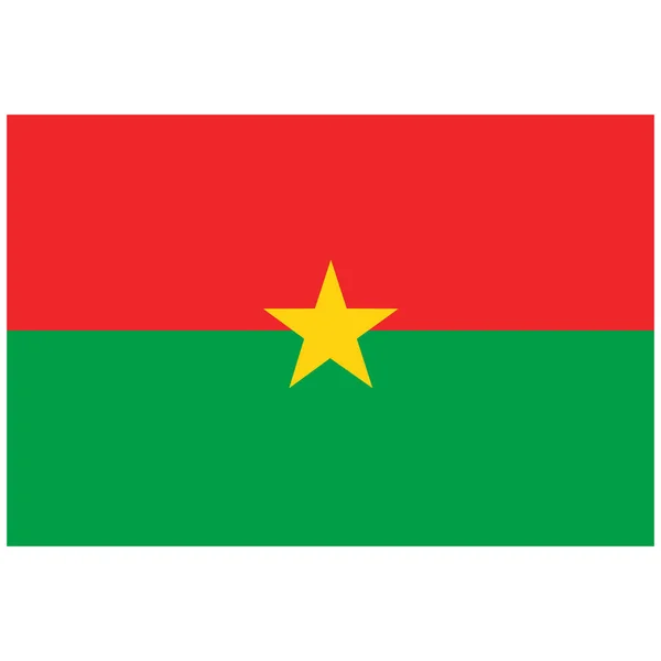 Burkina Faso flag — Stock Photo, Image