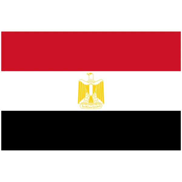 Egipto bandera raster —  Fotos de Stock