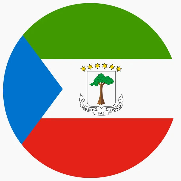 Σημαία της Ισημερινής Γουινέας — Φωτογραφία Αρχείου