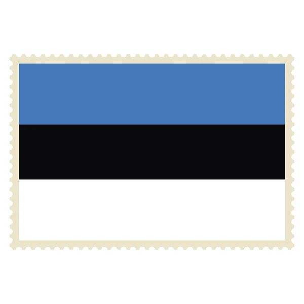 Estonia raster bandiera — Foto Stock