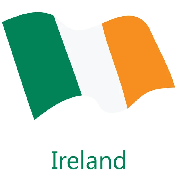 Irlanda bandera raster — Foto de Stock
